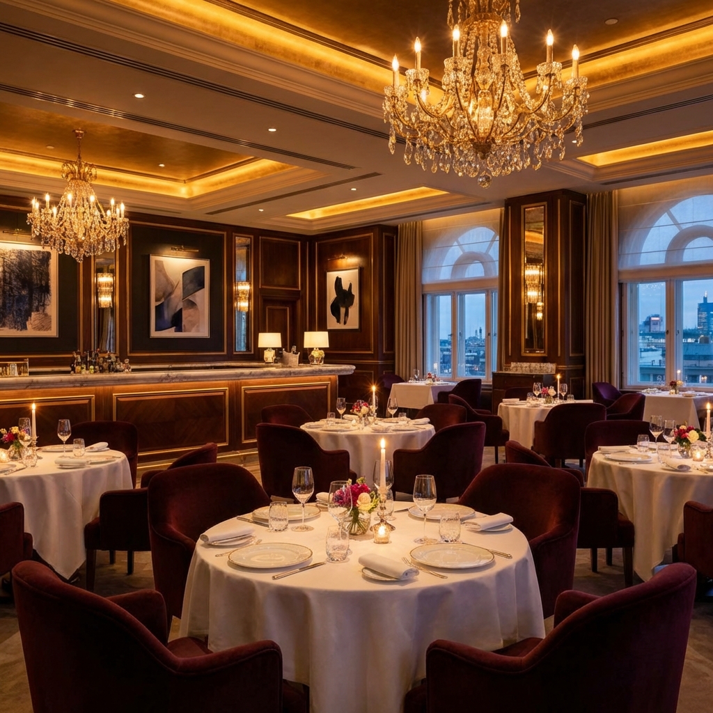 Elegant restaurant interior